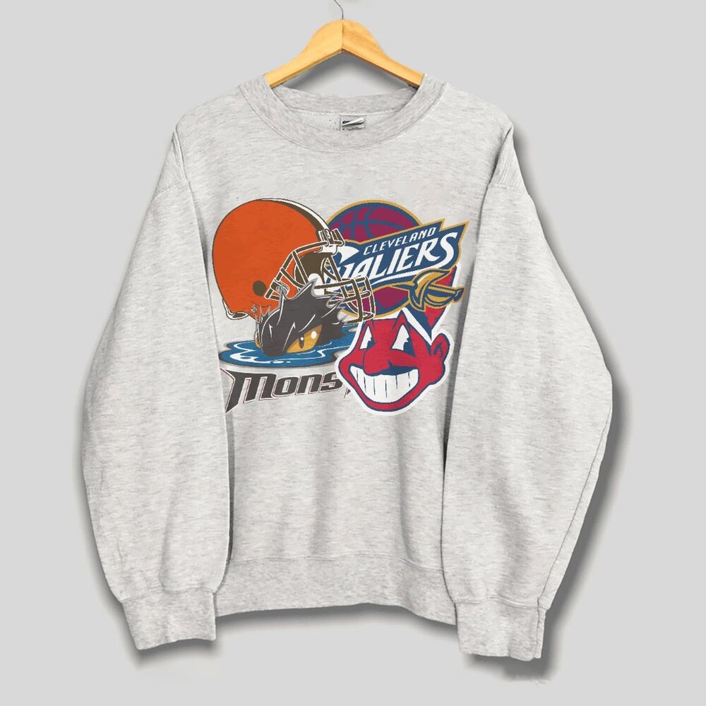 Indians Monsters Cavaliers Browns Shirt, Cleveland Cavaliers Basketball Shirt